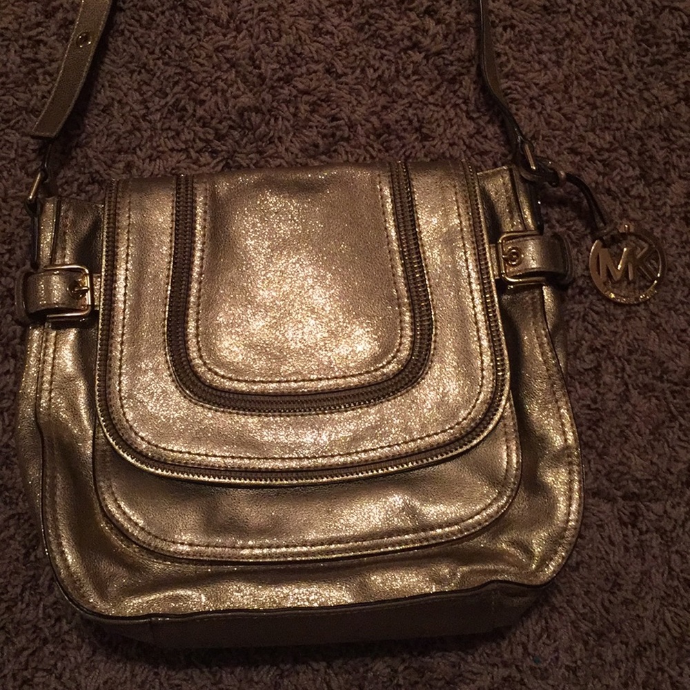Gold MK crossbody